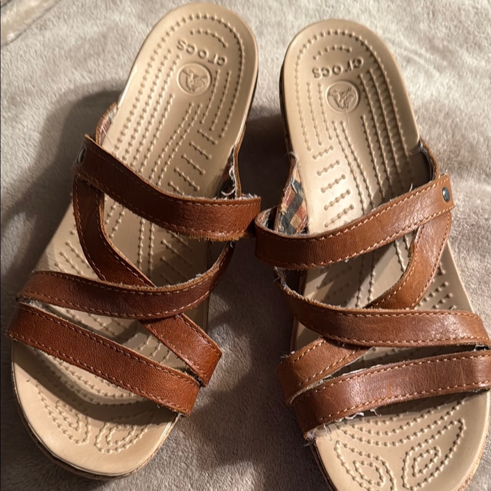 CROCS Brown Women's Sandals